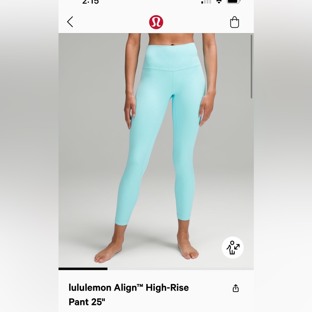 HR align Lululemon leggings